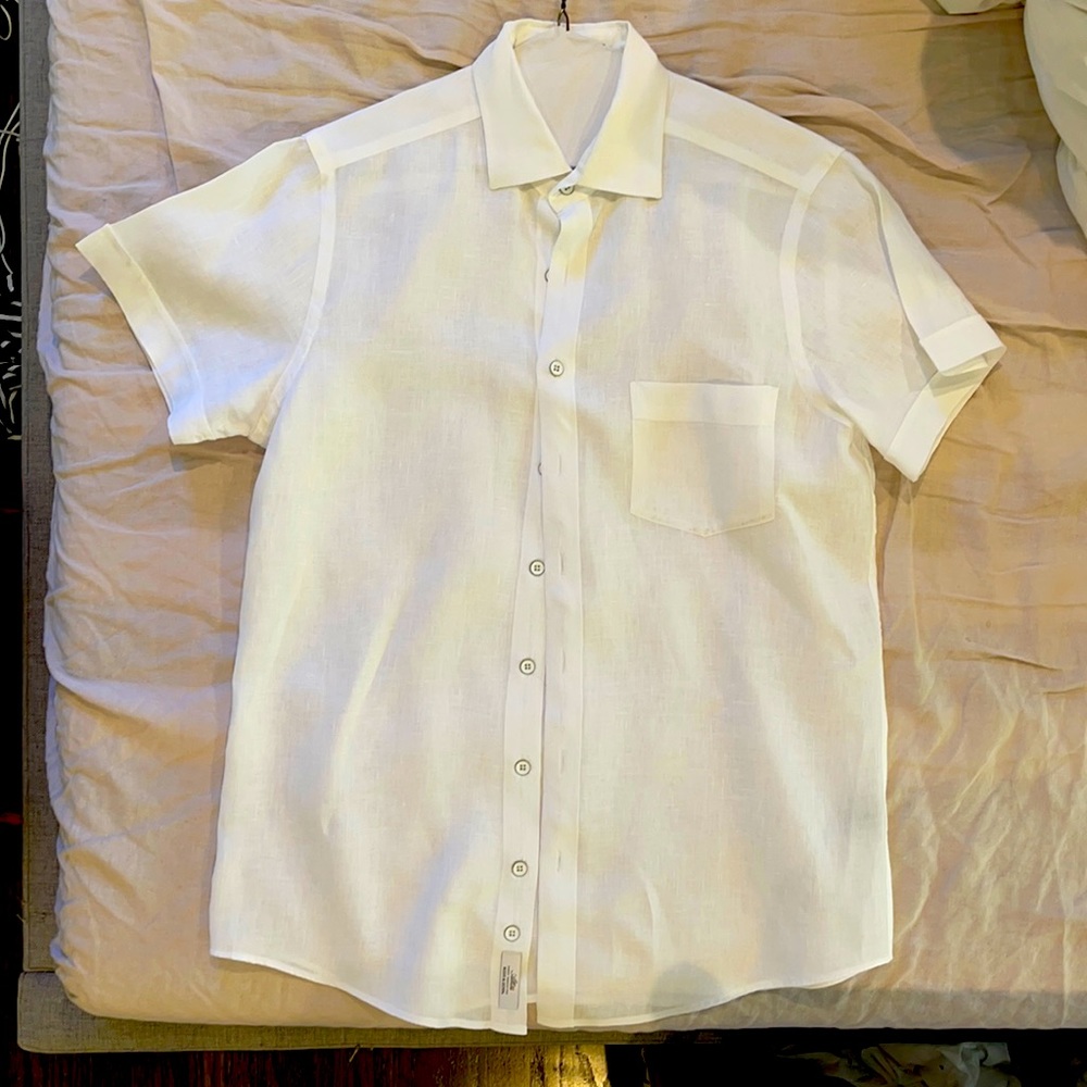 Rodd & Gunn White Linen Ellersie Shirt
